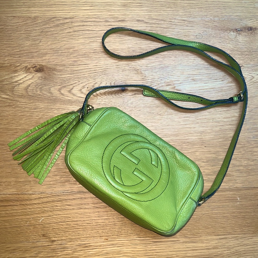 Authentic Gucci Soho Disco Crossbody Bag